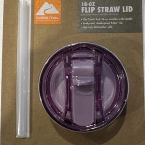 Ozark Trail New Lilac Flip Straw Lid With Handle for 18oz Tumbler